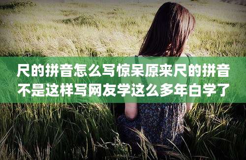 尺的拼音怎么写惊呆原来尺的拼音不是这样写网友学这么多年白学了