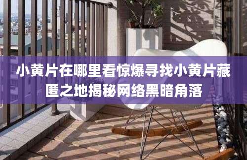 小黄片在哪里看惊爆寻找小黄片藏匿之地揭秘网络黑暗角落