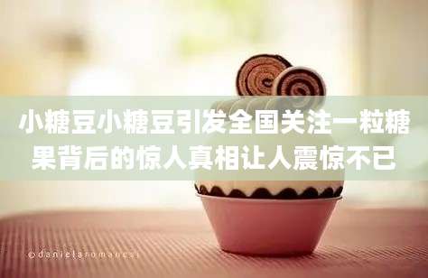 小糖豆小糖豆引发全国关注一粒糖果背后的惊人真相让人震惊不已
