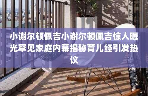 小谢尔顿佩吉小谢尔顿佩吉惊人曝光罕见家庭内幕揭秘育儿经引发热议