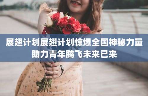 展翅计划展翅计划惊爆全国神秘力量助力青年腾飞未来已来