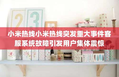 小米热线小米热线突发重大事件客服系统故障引发用户集体震惊