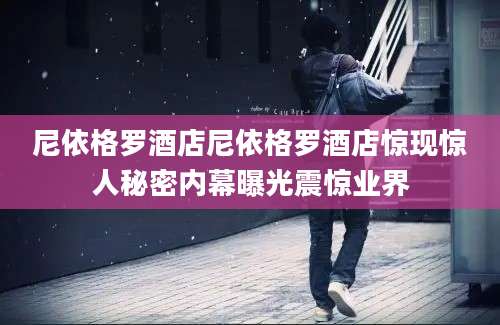 尼依格罗酒店尼依格罗酒店惊现惊人秘密内幕曝光震惊业界