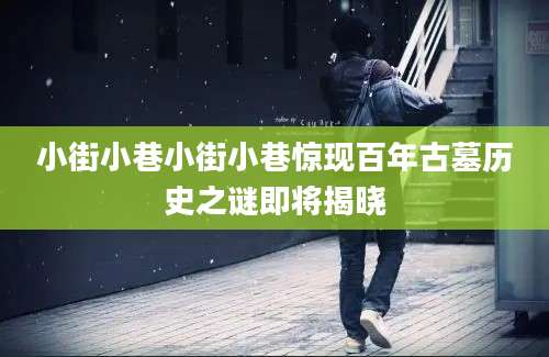 小街小巷小街小巷惊现百年古墓历史之谜即将揭晓