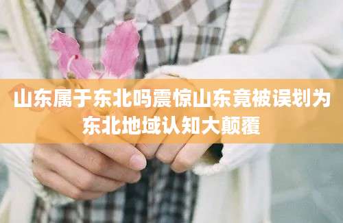 山东属于东北吗震惊山东竟被误划为东北地域认知大颠覆