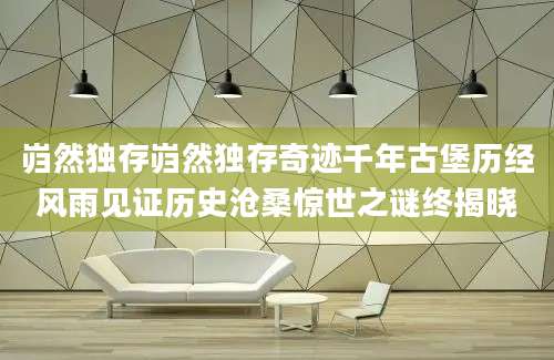 岿然独存岿然独存奇迹千年古堡历经风雨见证历史沧桑惊世之谜终揭晓