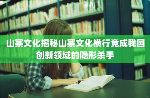 山寨文化揭秘山寨文化横行竟成我国创新领域的隐形杀手