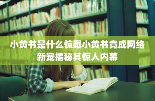 小黄书是什么惊曝小黄书竟成网络新宠揭秘其惊人内幕