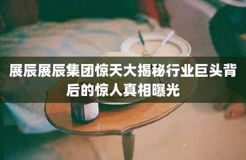 展辰展辰集团惊天大揭秘行业巨头背后的惊人真相曝光