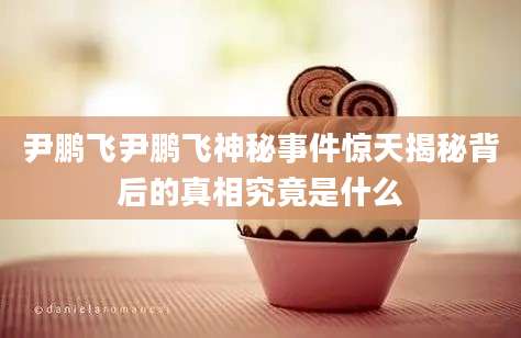 尹鹏飞尹鹏飞神秘事件惊天揭秘背后的真相究竟是什么