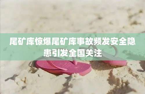 尾矿库惊爆尾矿库事故频发安全隐患引发全国关注