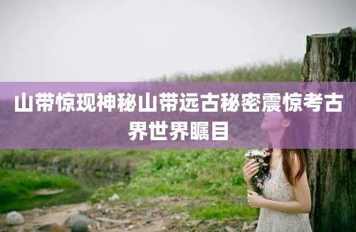 山带惊现神秘山带远古秘密震惊考古界世界瞩目
