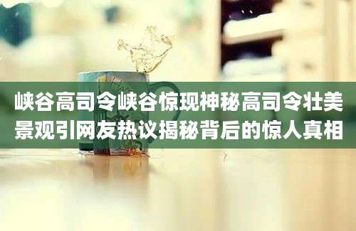 峡谷高司令峡谷惊现神秘高司令壮美景观引网友热议揭秘背后的惊人真相