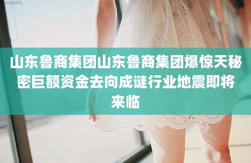 山东鲁商集团山东鲁商集团爆惊天秘密巨额资金去向成谜行业地震即将来临