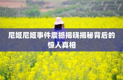 尼姬尼姬事件震撼揭晓揭秘背后的惊人真相