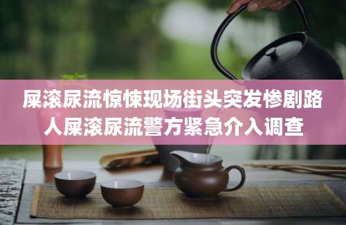 屎滚尿流惊悚现场街头突发惨剧路人屎滚尿流警方紧急介入调查