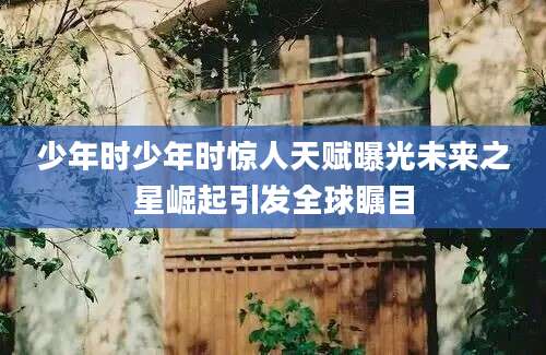 少年时少年时惊人天赋曝光未来之星崛起引发全球瞩目
